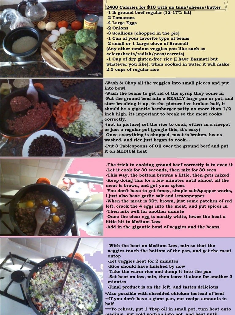 /fit/ recipe - 2400cal for $10