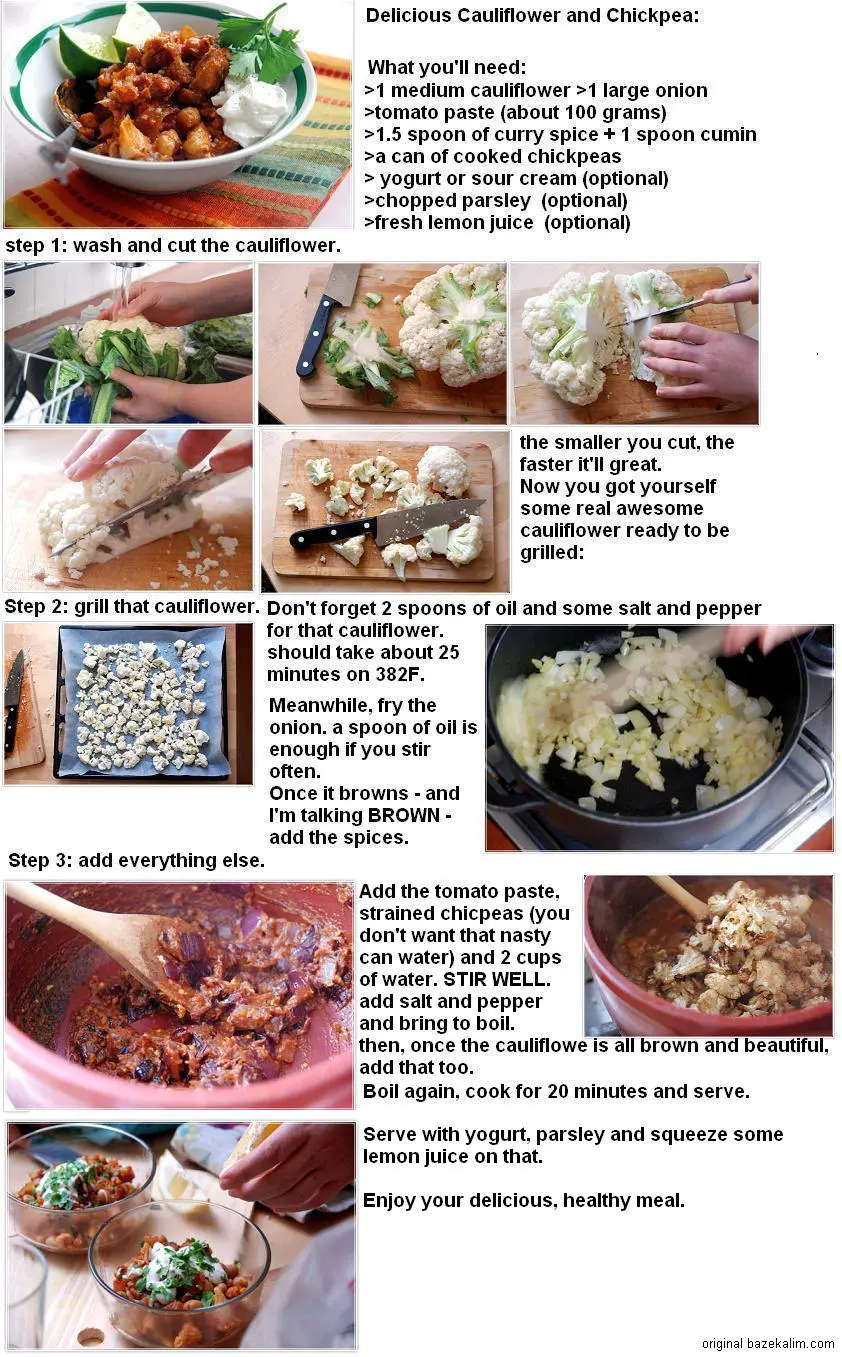 /fit/ recipe - Cauliflower and Chickpea