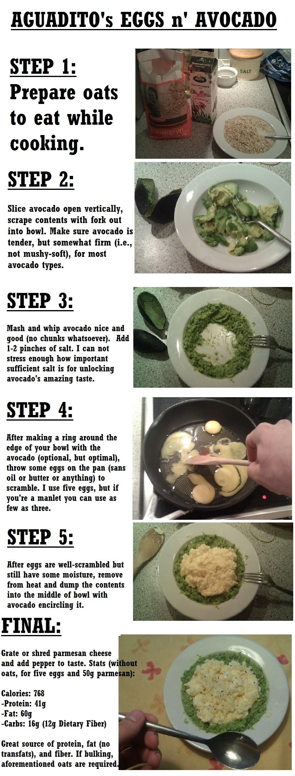 /fit/ recipe - Eggs n Avocado