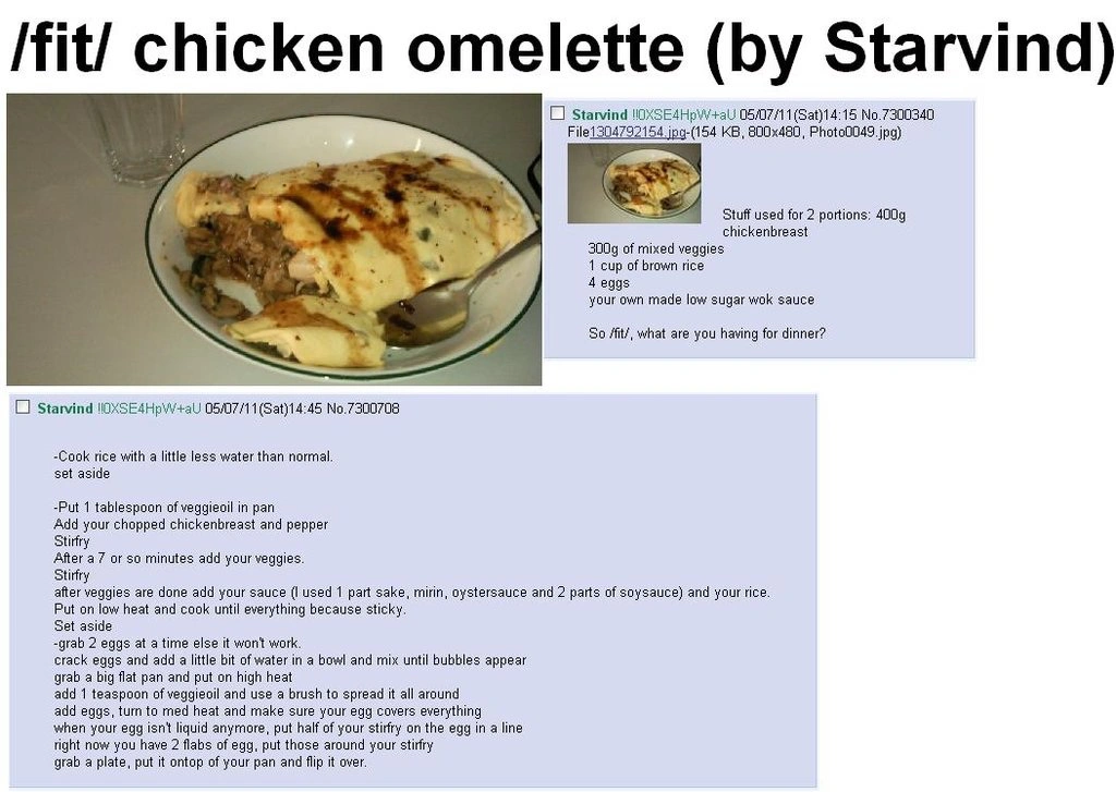 /fit/ Chicken Omelette