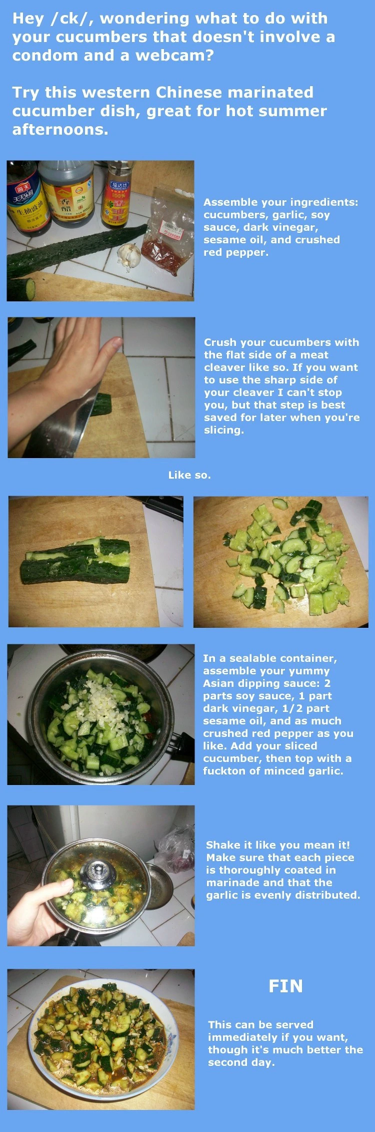 /fit/ recipe - Marinated Cucumber