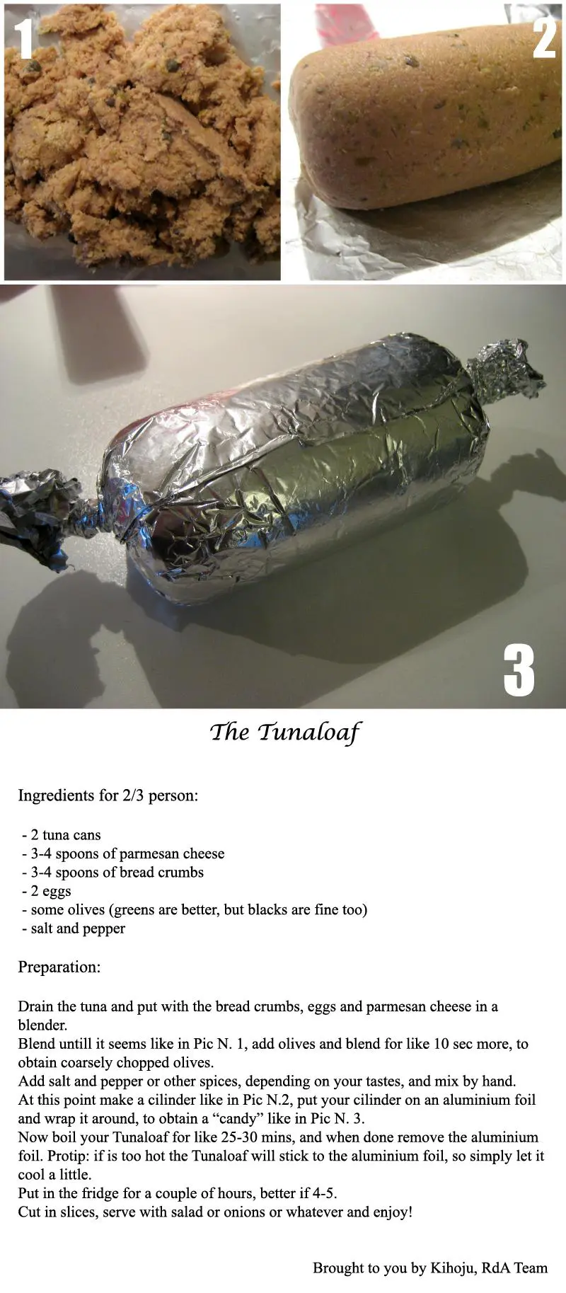 /fit/ recipe - The Tunaloaf