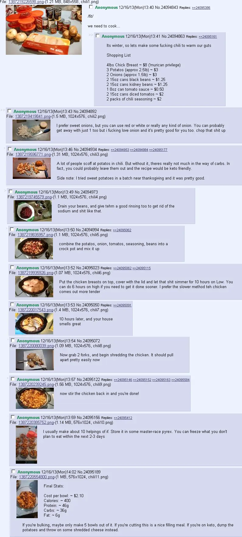 /fit/ recipe - We need to cook Chili